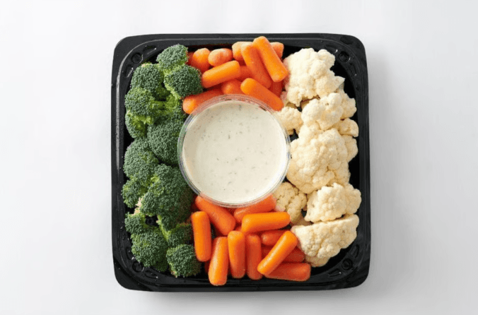 Vegetable Party Tray football watch party food ideas